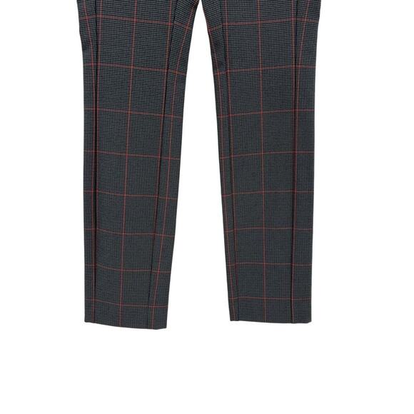 Rag and Bone Simone‎ Check Pant Grey Multi Red Plaid Check Size 00 - Picture 5 of 11